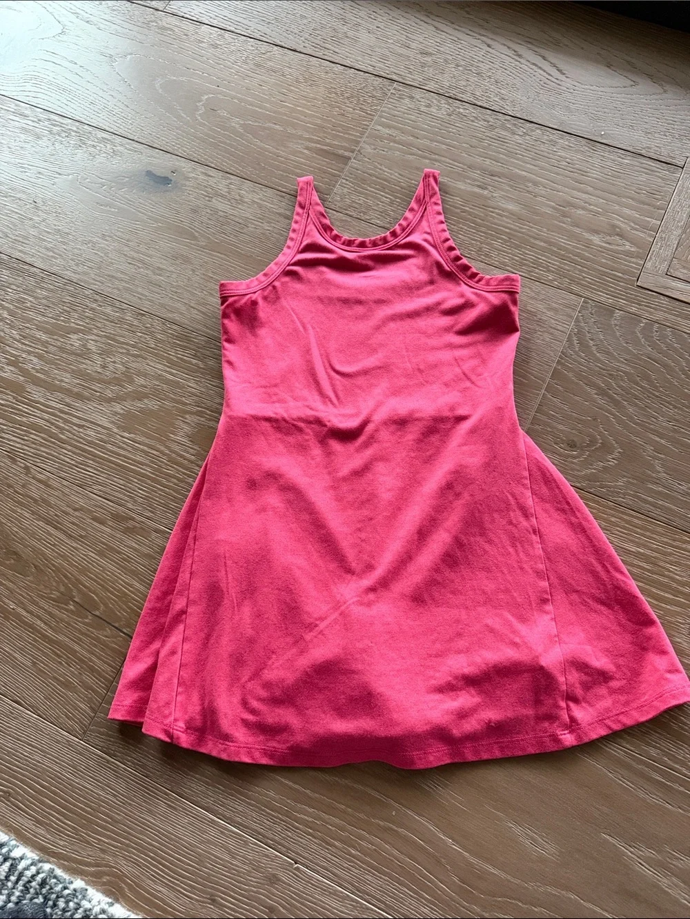 Old Navy Bright Pink Tank Skater Dress